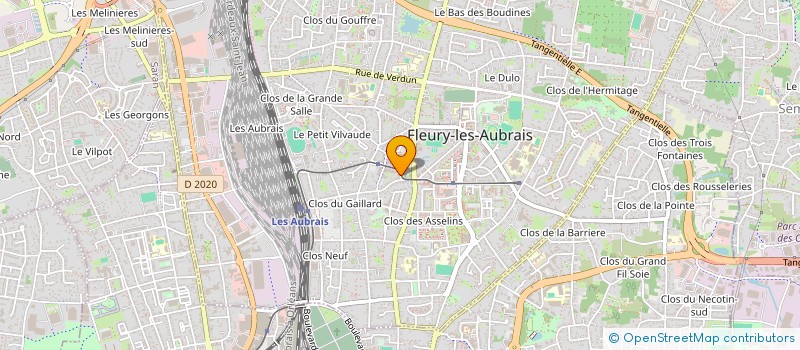 localisation de l'entreprise MONSIEUR RENE DUCLOUX à FLEURY-LES-AUBRAIS