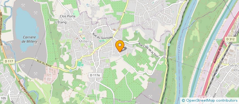 localisation de l'entreprise MONSIEUR RENE DUCROCQ  MILLERY