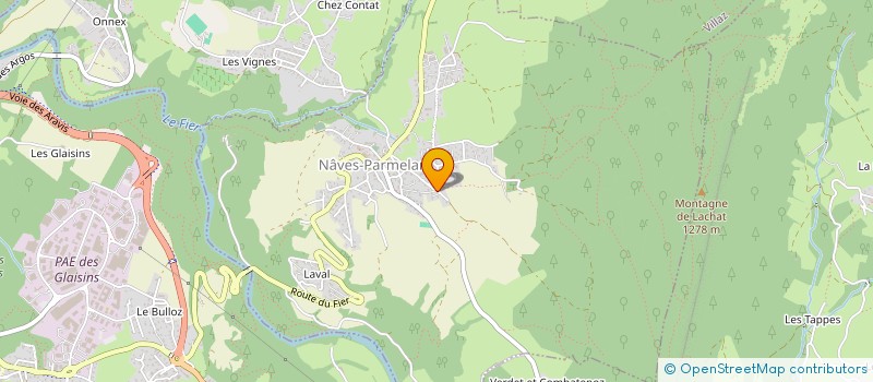 localisation de l'entreprise MONSIEUR RENE DUMAS  NAVES-PARMELAN