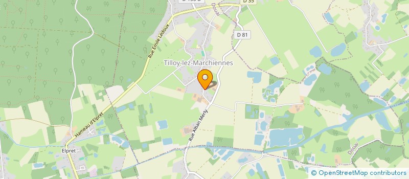 localisation de l'entreprise MONSIEUR RENE DUPONT à TILLOY-LEZ-MARCHIENNES