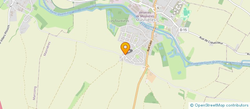 localisation de l'entreprise MONSIEUR RENE DUPONT  MASNIERES