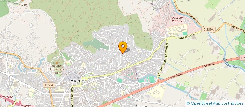 localisation de l'entreprise MONSIEUR RENE DUPRE à HYERES