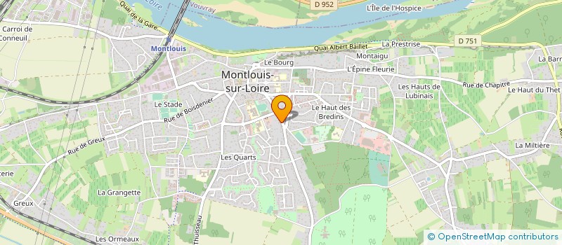 localisation de l'entreprise MONSIEUR RENE DUPUY à MONTLOUIS-SUR-LOIRE
