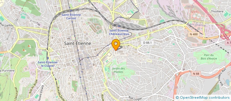 localisation de l'entreprise MONSIEUR RENE DURANTON à SAINT-ETIENNE