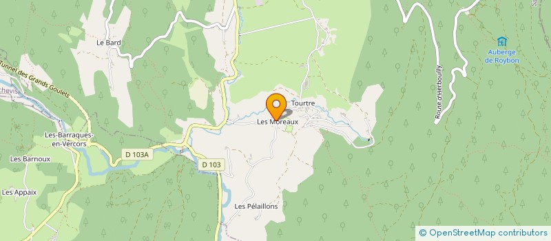 localisation de l'entreprise MONSIEUR RENE DUSSERRE à SAINT-MARTIN-EN-VERCORS