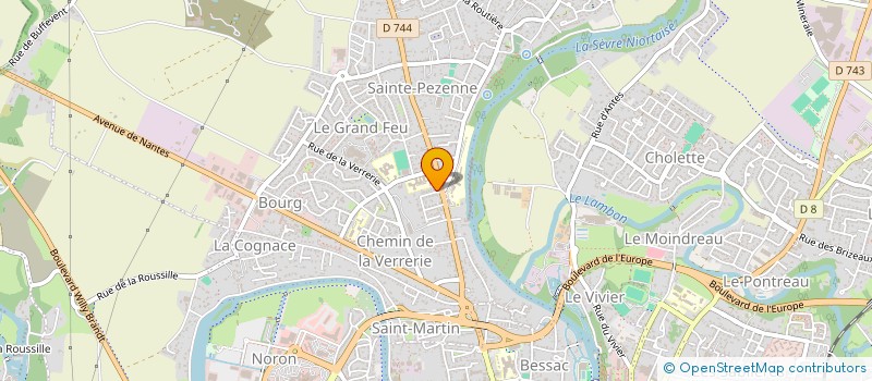 localisation de l'entreprise MONSIEUR RENE ECALLE à NIORT