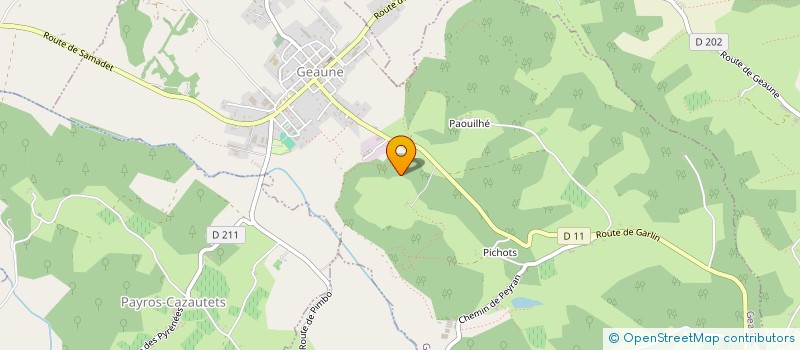 localisation de l'entreprise MONSIEUR RENE-EMILE LABORDE  CASTELNAU-TURSAN