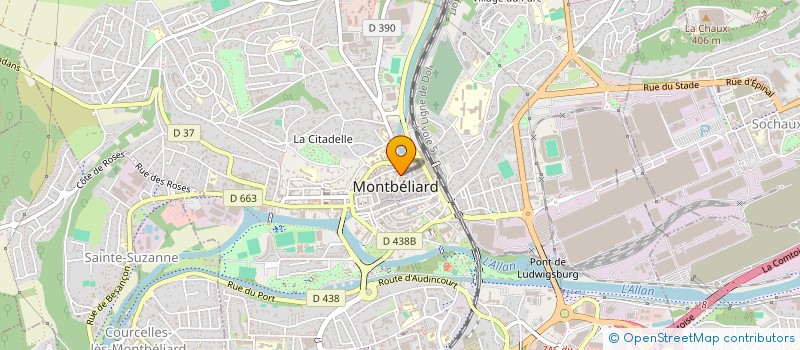 localisation de l'entreprise MONSIEUR RENE EMONNOT à MONTBELIARD