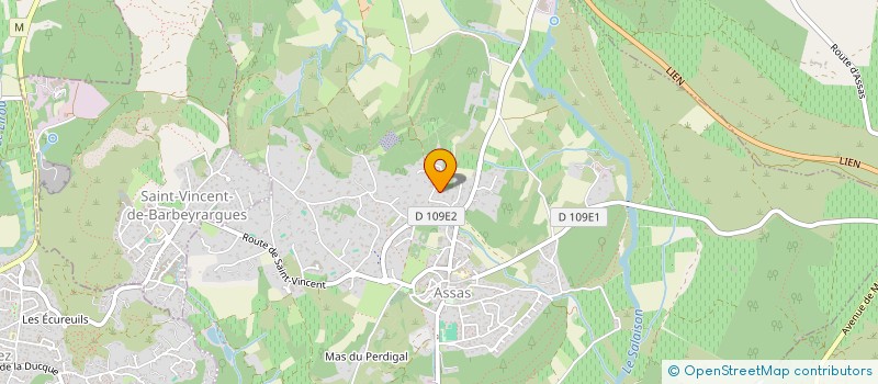 localisation de l'entreprise MONSIEUR RENE FABRE  ASSAS