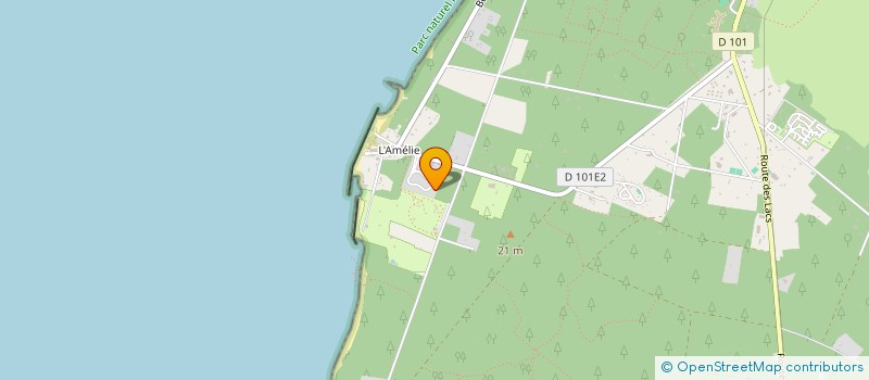 localisation de l'entreprise MONSIEUR RENE FACHE  SOULAC-SUR-MER