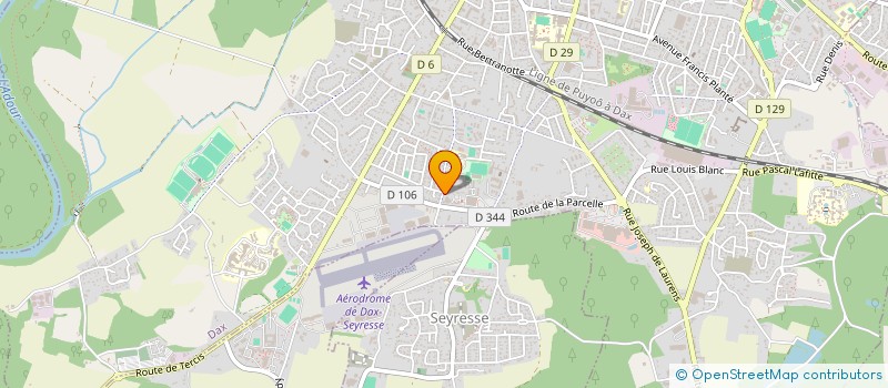 localisation de l'entreprise MONSIEUR RENE FAGOAGA à DAX