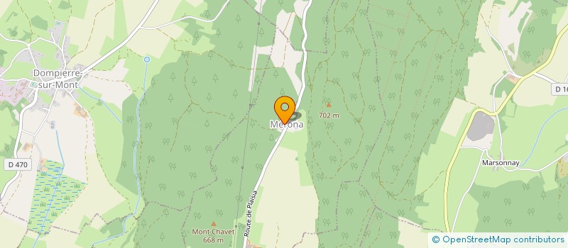 localisation de l'entreprise MONSIEUR RENE FAILLENET  CRESSIA