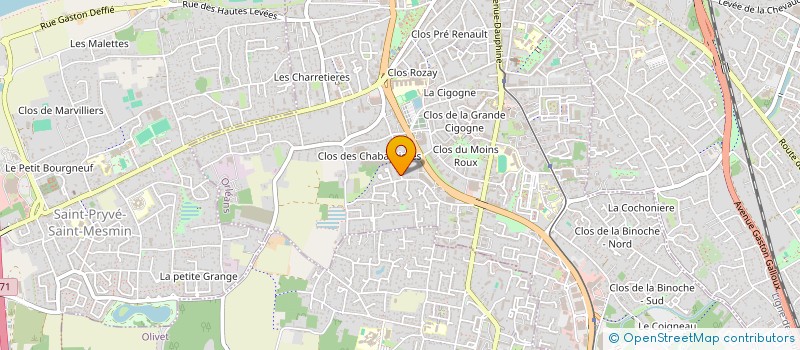 localisation de l'entreprise MONSIEUR RENE FAIX à ORLEANS