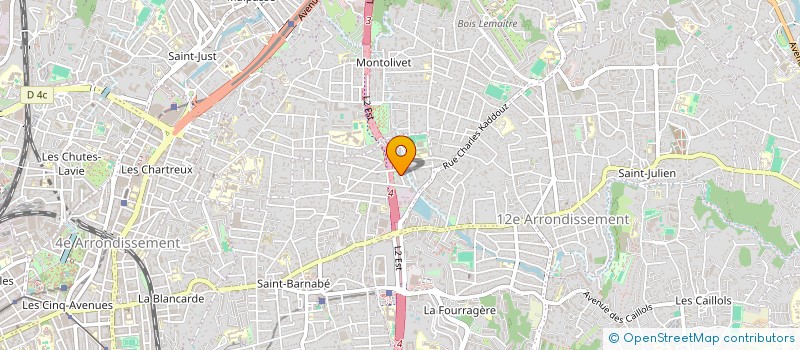 localisation de l'entreprise MONSIEUR RENE FALCIGLIA à MARSEILLE