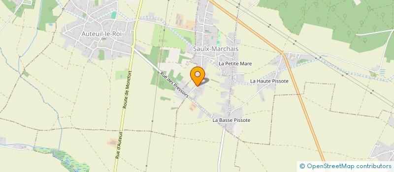 localisation de l'entreprise MONSIEUR RENE FAROULT  SAULX-MARCHAIS