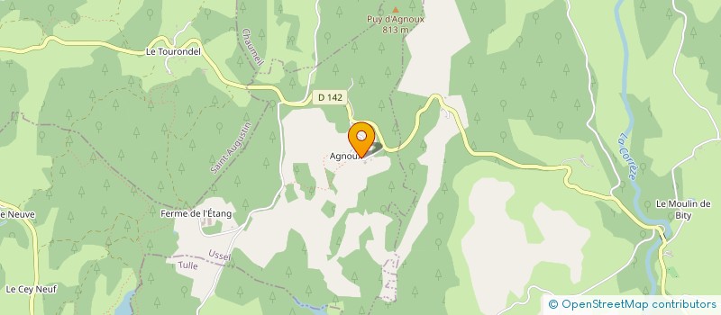 localisation de l'entreprise MONSIEUR RENE FAUCONNIER  MEYRIGNAC-L'EGLISE