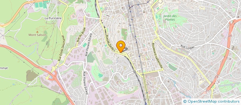 localisation de l'entreprise MONSIEUR RENE FAURE  SAINT-ETIENNE