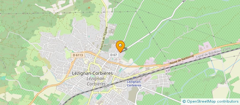 localisation de l'entreprise MONSIEUR RENE FAURE à LEZIGNAN-CORBIERES