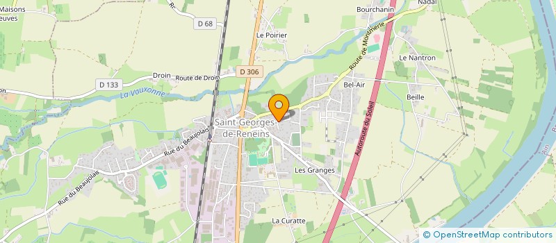 localisation de l'entreprise MONSIEUR RENE FAUSSURIER  SAINT-GEORGES-DE-RENEINS