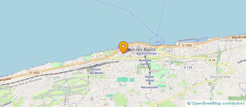 localisation de l'entreprise MONSIEUR RENE FAVRE à EVIAN-LES-BAINS
