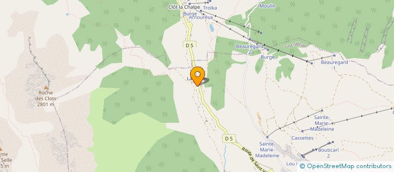 localisation de l'entreprise MONSIEUR RENE FAZY  SAINT-VERAN