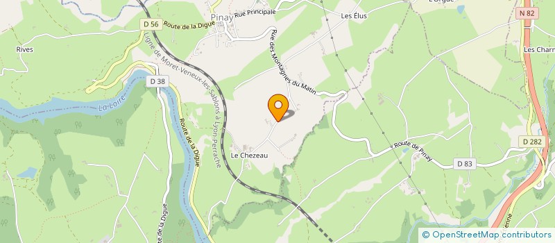 localisation de l'entreprise MONSIEUR RENE FELIX  PINAY