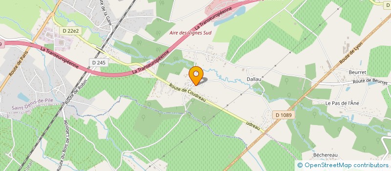 localisation de l'entreprise MONSIEUR RENE FELLONEAU  SAINT-DENIS-DE-PILE