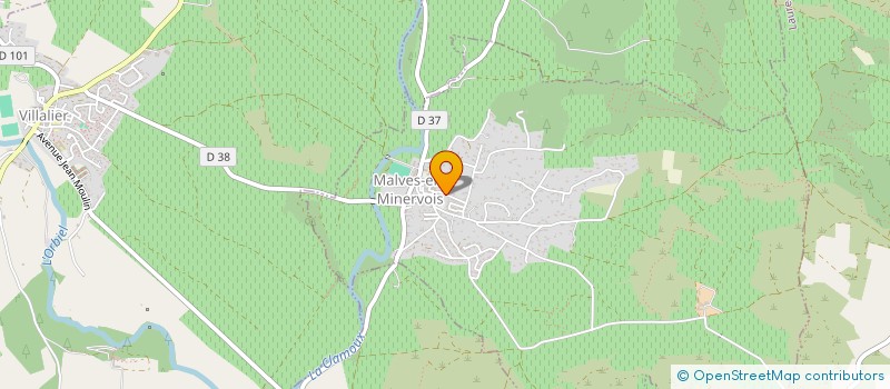 localisation de l'entreprise MONSIEUR RENE FENOUILLET  CONQUES-SUR-ORBIEL