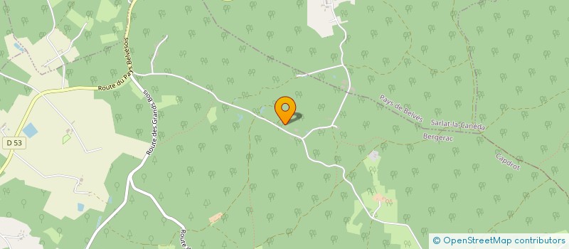 localisation de l'entreprise MONSIEUR RENE FEYRAL  LAVALADE