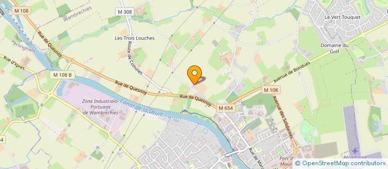localisation de l'entreprise MONSIEUR RENE FICHAUX à WAMBRECHIES