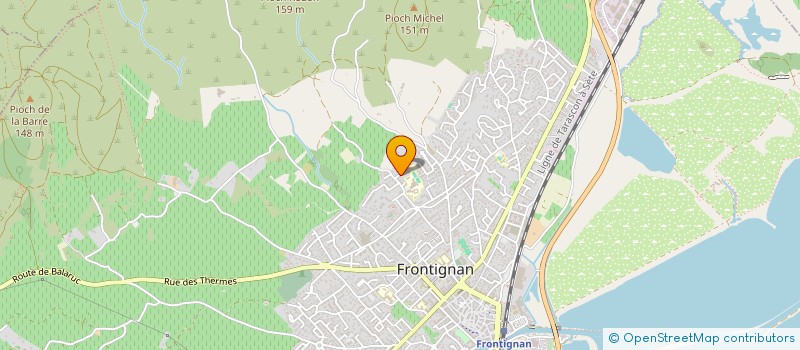 localisation de l'entreprise MONSIEUR RENE FICHE à FRONTIGNAN
