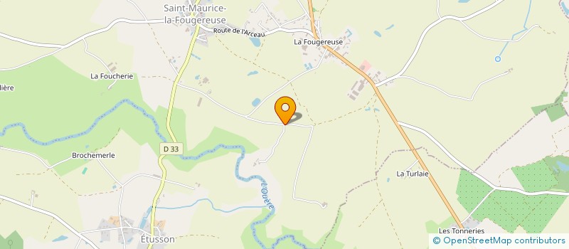 localisation de l'entreprise MONSIEUR RENE-FILS GERVAIS  SAINT MAURICE ETUSSON