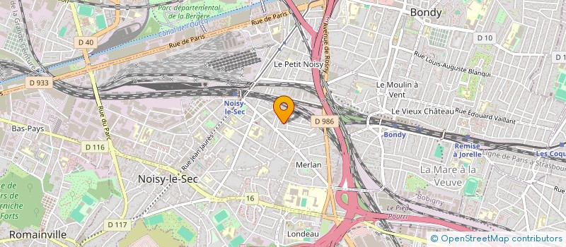 localisation de l'entreprise MONSIEUR RENE FINEL à NOISY-LE-SEC