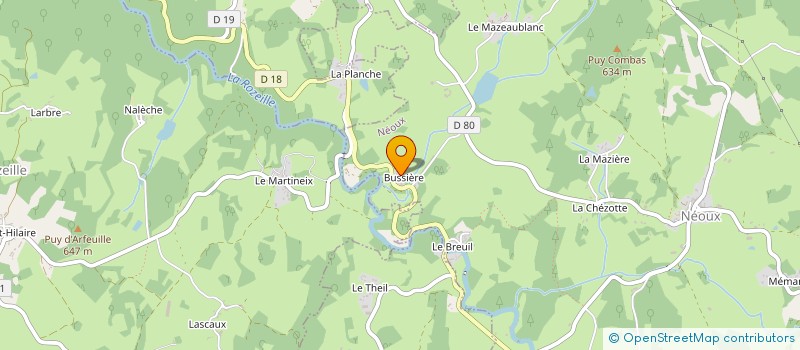 localisation de l'entreprise MONSIEUR RENE FINET à NEOUX