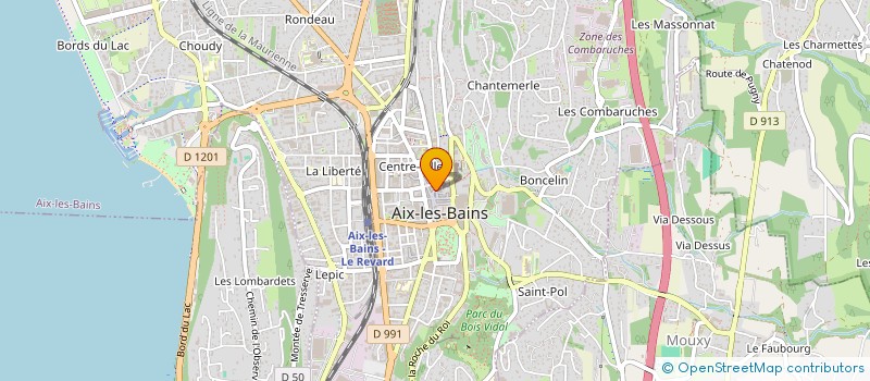 localisation de l'entreprise MONSIEUR RENE FLON à AIX-LES-BAINS
