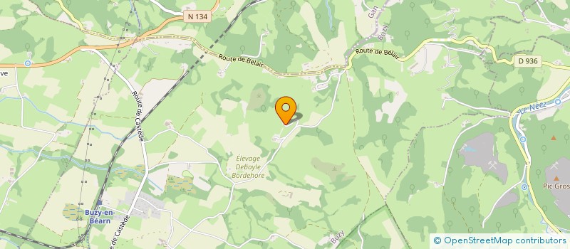 localisation de l'entreprise MONSIEUR RENE FLORENCE  BUZY