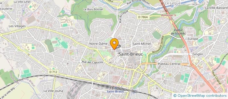 localisation de l'entreprise MONSIEUR RENE FOLLEZOU à SAINT-BRIEUC