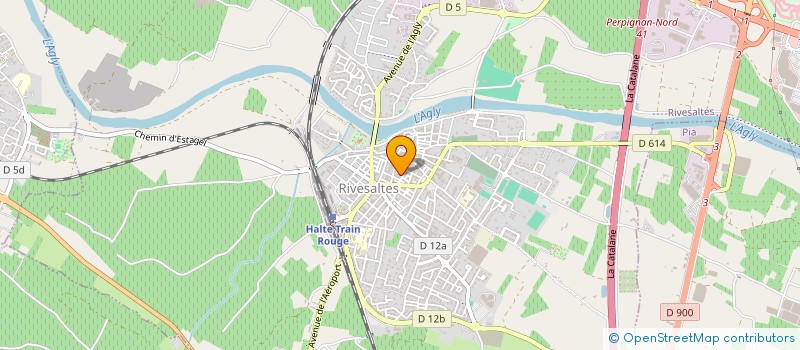 localisation de l'entreprise MONSIEUR RENE FONS  SALSES-LE-CHATEAU