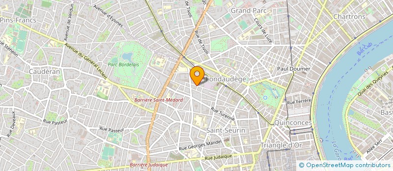 localisation de l'entreprise MONSIEUR RENE FONTAINE  BORDEAUX