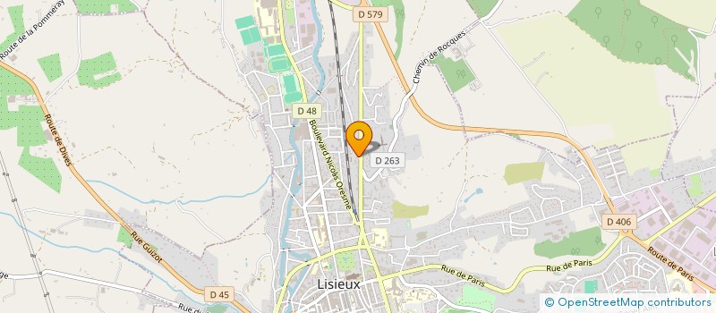 localisation de l'entreprise MONSIEUR RENE FONTAINE à LISIEUX