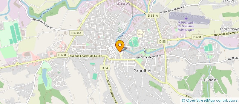 localisation de l'entreprise MONSIEUR RENE FONTAINE  GRAULHET