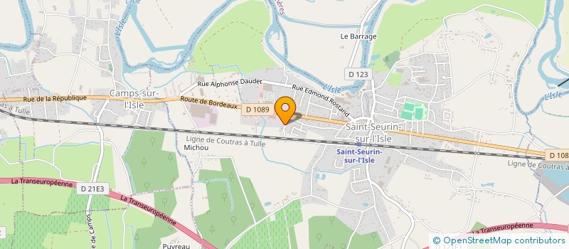 localisation de l'entreprise MONSIEUR RENE FORME à SAINT-SEURIN-SUR-L'ISLE