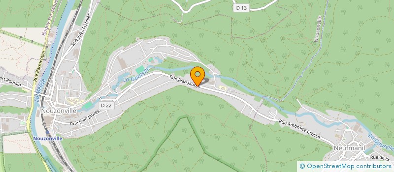 localisation de l'entreprise MONSIEUR RENE FORNARA  NOUZONVILLE