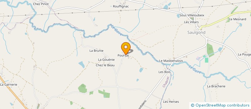 localisation de l'entreprise MONSIEUR RENE FOUBERT à CHABRAC