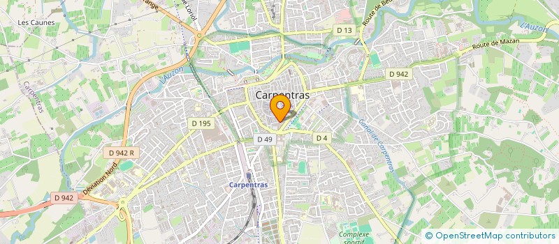 localisation de l'entreprise MONSIEUR RENE FOUQUET  CARPENTRAS