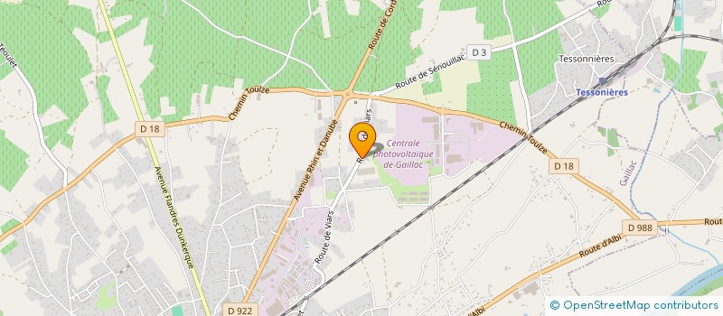 localisation de l'entreprise MONSIEUR RENE FOURNIER  GAILLAC
