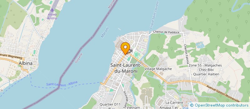 localisation de l'entreprise MONSIEUR RENE FOURNIER à SAINT-LAURENT-DU-MARONI
