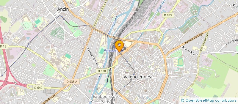 localisation de l'entreprise MONSIEUR RENE FOURNIER à VALENCIENNES
