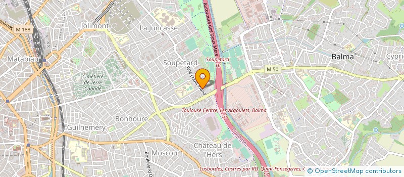 localisation de l'entreprise MONSIEUR RENE FOURNIER à TOULOUSE
