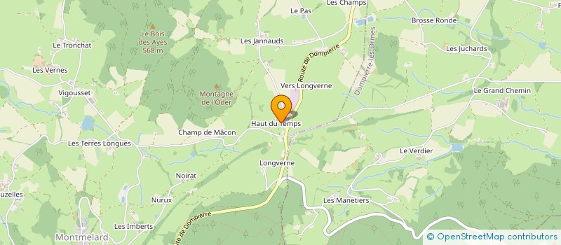 localisation de l'entreprise MONSIEUR RENE FOURNIER à MONTMELARD